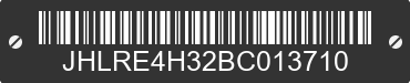 2011 HONDA CR-V JHLRE4H32BC013710 VIN decoded