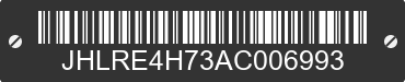 2010 HONDA CR-V JHLRE4H73AC006993 VIN decoded