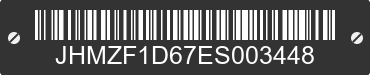 2014 HONDA CR-Z JHMZF1D67ES003448 VIN decoded