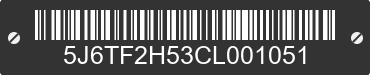 2012 HONDA Crosstour 5J6TF2H53CL001051 VIN decoded
