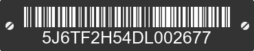 2013 HONDA Crosstour 5J6TF2H54DL002677 VIN decoded
