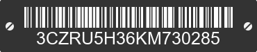 2019 HONDA HR-V 3CZRU5H36KM730285 VIN decoded