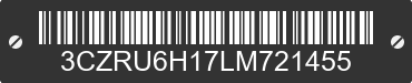 2020 HONDA HR-V 3CZRU6H17LM721455 VIN decoded