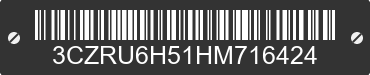 2017 HONDA HR-V 3CZRU6H51HM716424 VIN decoded