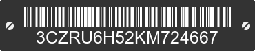 2019 HONDA HR-V 3CZRU6H52KM724667 VIN decoded