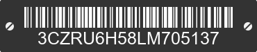 2020 HONDA HR-V 3CZRU6H58LM705137 VIN decoded