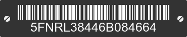 2006 HONDA Odyssey 5FNRL38446B084664 VIN decoded