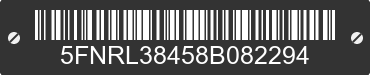 2008 HONDA Odyssey 5FNRL38458B082294 VIN decoded