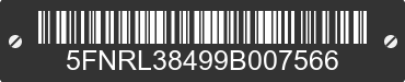 2009 HONDA Odyssey 5FNRL38499B007566 VIN decoded