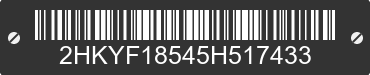2005 HONDA Pilot 2HKYF18545H517433 VIN decoded