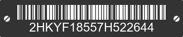 2007 HONDA Pilot 2HKYF18557H522644 VIN decoded