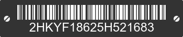 2005 HONDA Pilot 2HKYF18625H521683 VIN decoded
