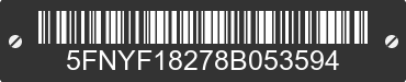 2008 HONDA Pilot 5FNYF18278B053594 VIN decoded