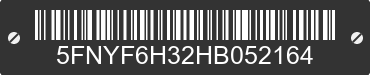 2017 HONDA Pilot 5FNYF6H32HB052164 VIN decoded