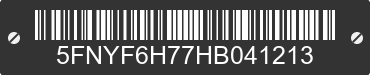 2017 HONDA Pilot 5FNYF6H77HB041213 VIN decoded