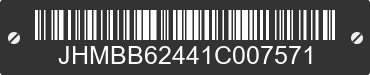 2001 HONDA Prelude JHMBB62441C007571 VIN decoded