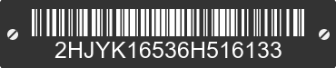 2006 HONDA Ridgeline 2HJYK16536H516133 VIN decoded