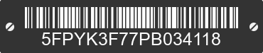 2023 HONDA Ridgeline 5FPYK3F77PB034118 VIN decoded