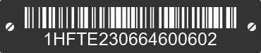 2006 HONDA TRX400EX 1HFTE230664600602 VIN decoded