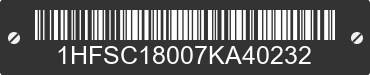 2007 HONDA VT1100 (Shadow Spirit 1100) 1HFSC18007KA40232 VIN decoded