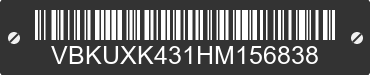 2017 HUSQVARNA Closed Course Competition VBKUXK431HM156838 VIN decoded