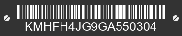 2016 HYUNDAI Azera KMHFH4JG9GA550304 VIN decoded