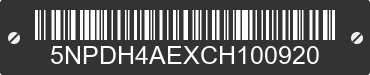 2012 HYUNDAI Elantra 5NPDH4AEXCH100920 VIN decoded
