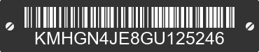 2016 HYUNDAI Genesis KMHGN4JE8GU125246 VIN decoded