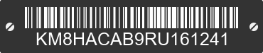 2024 HYUNDAI Kona KM8HACAB9RU161241 VIN decoded