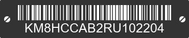2024 HYUNDAI Kona KM8HCCAB2RU102204 VIN decoded