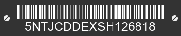 2025 HYUNDAI Santa Cruz 5NTJCDDEXSH126818 VIN decoded