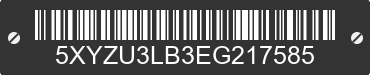 2014 HYUNDAI Santa Fe Sport 5XYZU3LB3EG217585 VIN decoded