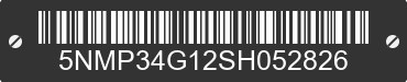 2025 HYUNDAI Santa Fe 5NMP34G12SH052826 VIN decoded