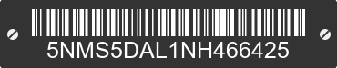 2022 HYUNDAI Santa Fe 5NMS5DAL1NH466425 VIN decoded