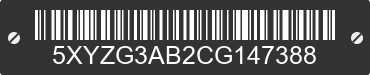 2012 HYUNDAI Santa Fe 5XYZG3AB2CG147388 VIN decoded