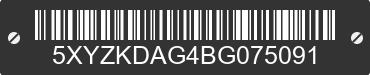 2011 HYUNDAI Santa Fe 5XYZKDAG4BG075091 VIN decoded