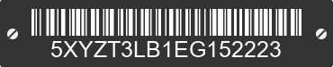 2014 HYUNDAI Santa Fe 5XYZT3LB1EG152223 VIN decoded