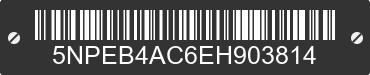 2014 HYUNDAI Sonata 5NPEB4AC6EH903814 VIN decoded