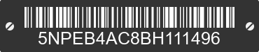 2011 HYUNDAI Sonata 5NPEB4AC8BH111496 VIN decoded