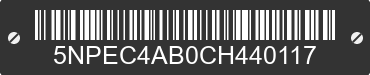 2012 HYUNDAI Sonata 5NPEC4AB0CH440117 VIN decoded