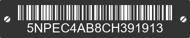 2012 HYUNDAI Sonata 5NPEC4AB8CH391913 VIN decoded