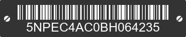 2011 HYUNDAI Sonata 5NPEC4AC0BH064235 VIN decoded
