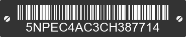 2012 HYUNDAI Sonata 5NPEC4AC3CH387714 VIN decoded