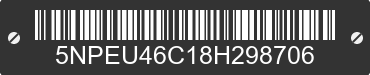 2008 HYUNDAI Sonata 5NPEU46C18H298706 VIN decoded