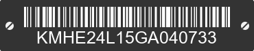 2016 HYUNDAI Sonata KMHE24L15GA040733 VIN decoded