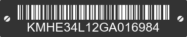 2016 HYUNDAI Sonata KMHE34L12GA016984 VIN decoded