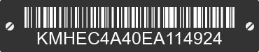2014 HYUNDAI Sonata KMHEC4A40EA114924 VIN decoded