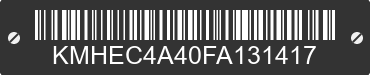 2015 HYUNDAI Sonata KMHEC4A40FA131417 VIN decoded