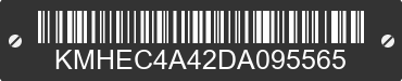 2013 HYUNDAI Sonata KMHEC4A42DA095565 VIN decoded
