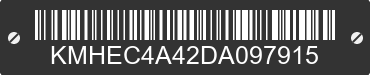 2013 HYUNDAI Sonata KMHEC4A42DA097915 VIN decoded